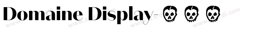 Domaine Display字体转换
